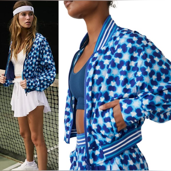 NWT Free People Movement Top Seed Tennis Jacket Pockets Small I have the bottoms - Picture 5 of 15